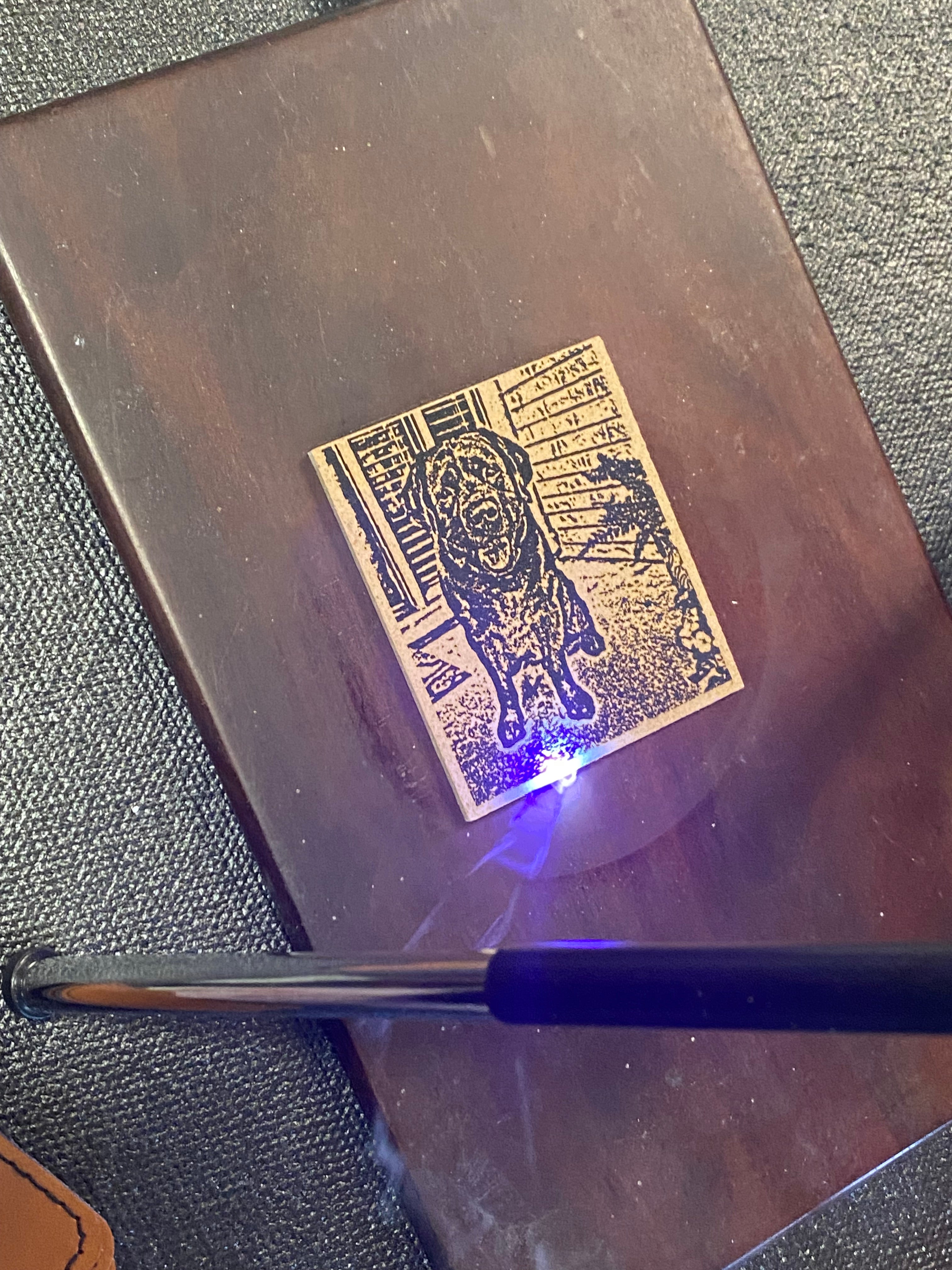 Custom Photo Laser Engraved Christmas Ornament