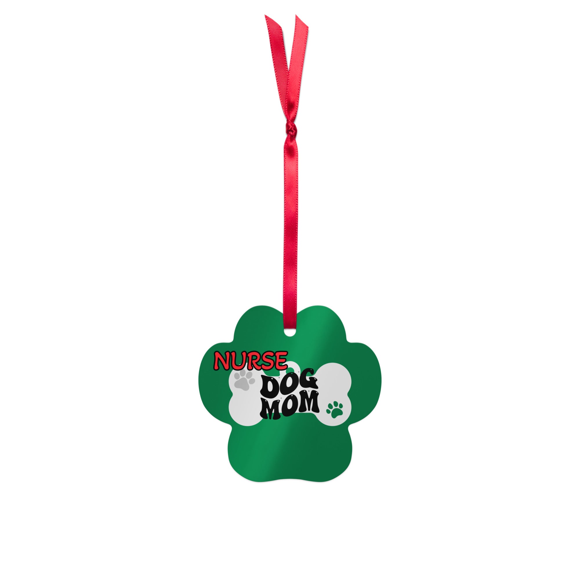 I'm Just a Nurse that loves her Dog (Dog Mom 2024) - Nurse Christmas Ornament (Metal)