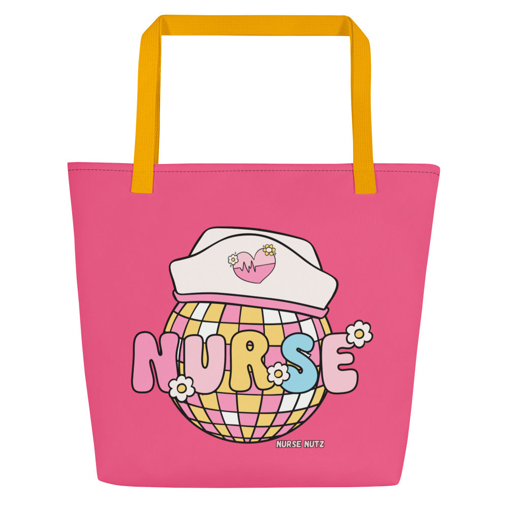 VIBRANT NURSE - Large Nurse Tote Bag