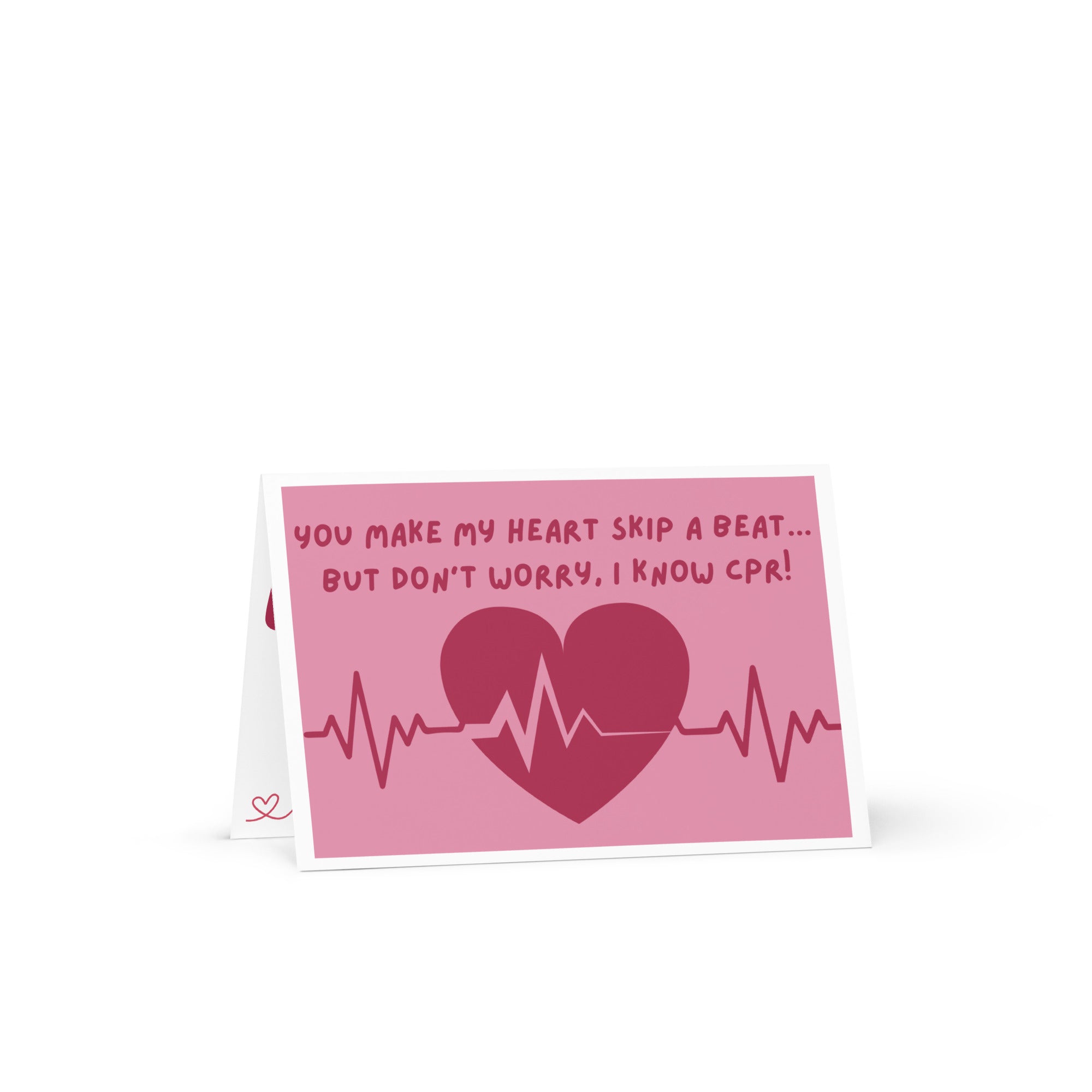 You Make My Heart Skip a Beat - Nurse Valentine's Day Card