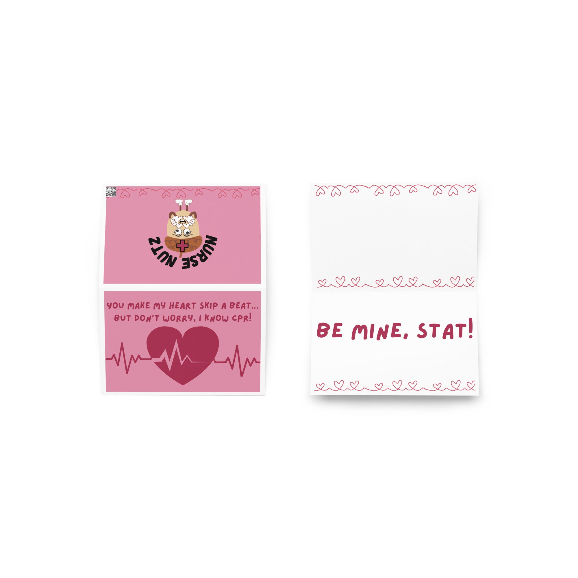 You Make My Heart Skip a Beat - Nurse Valentine's Day Card