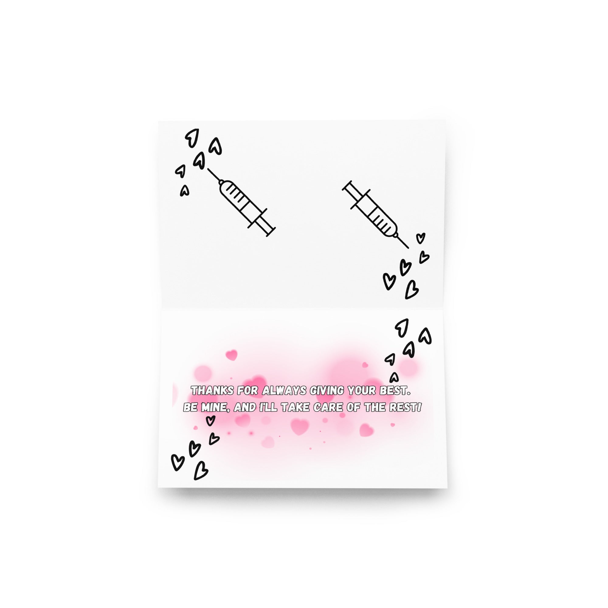 You're the Shot I Needed: Valentine’s Day Card for Nurses