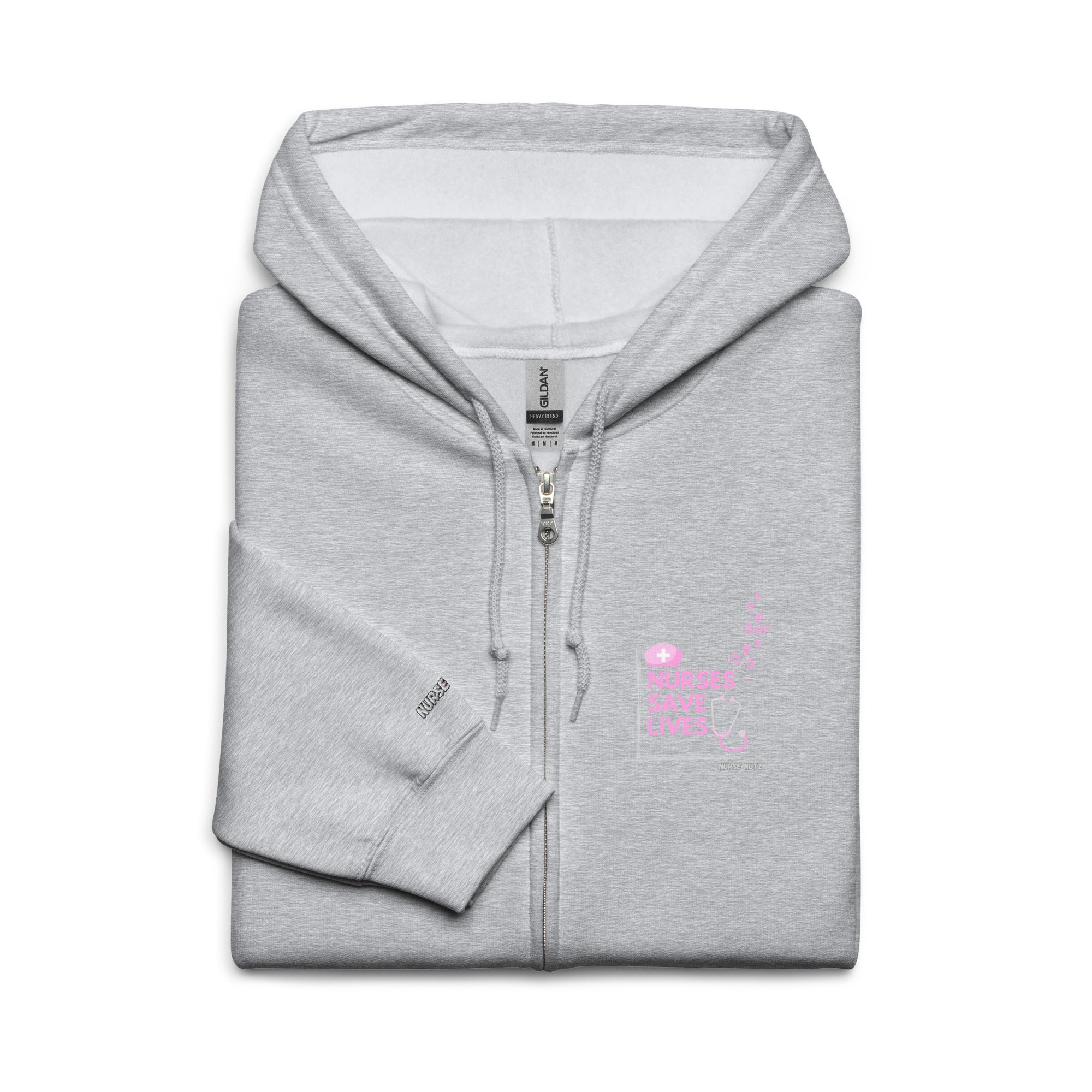 Nurses Save Lives - Nurse Jacket (Unisex Zip Hoodie)