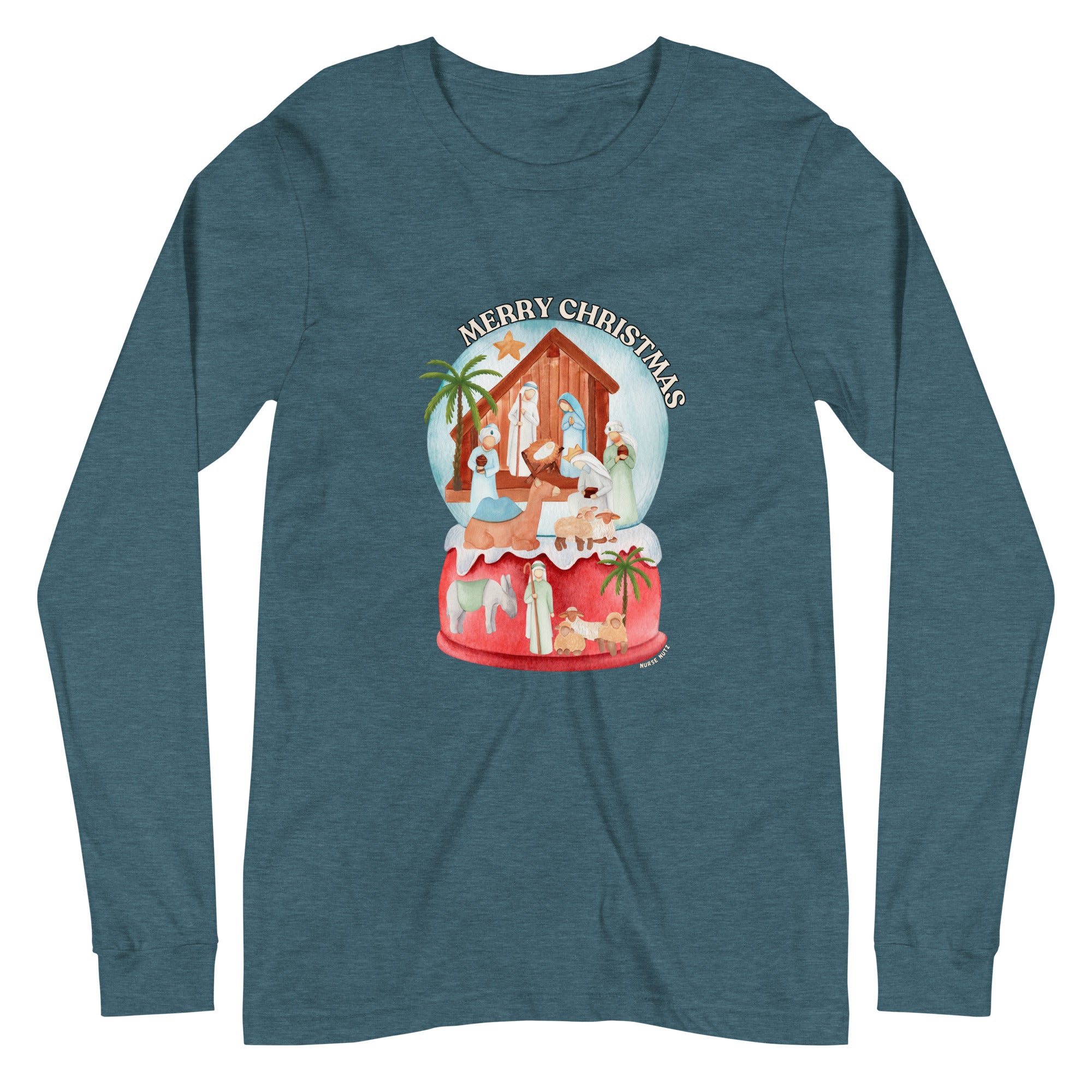 Jesus Is the Reason for the Season - Unisex Long Sleeve Nurse Tee
