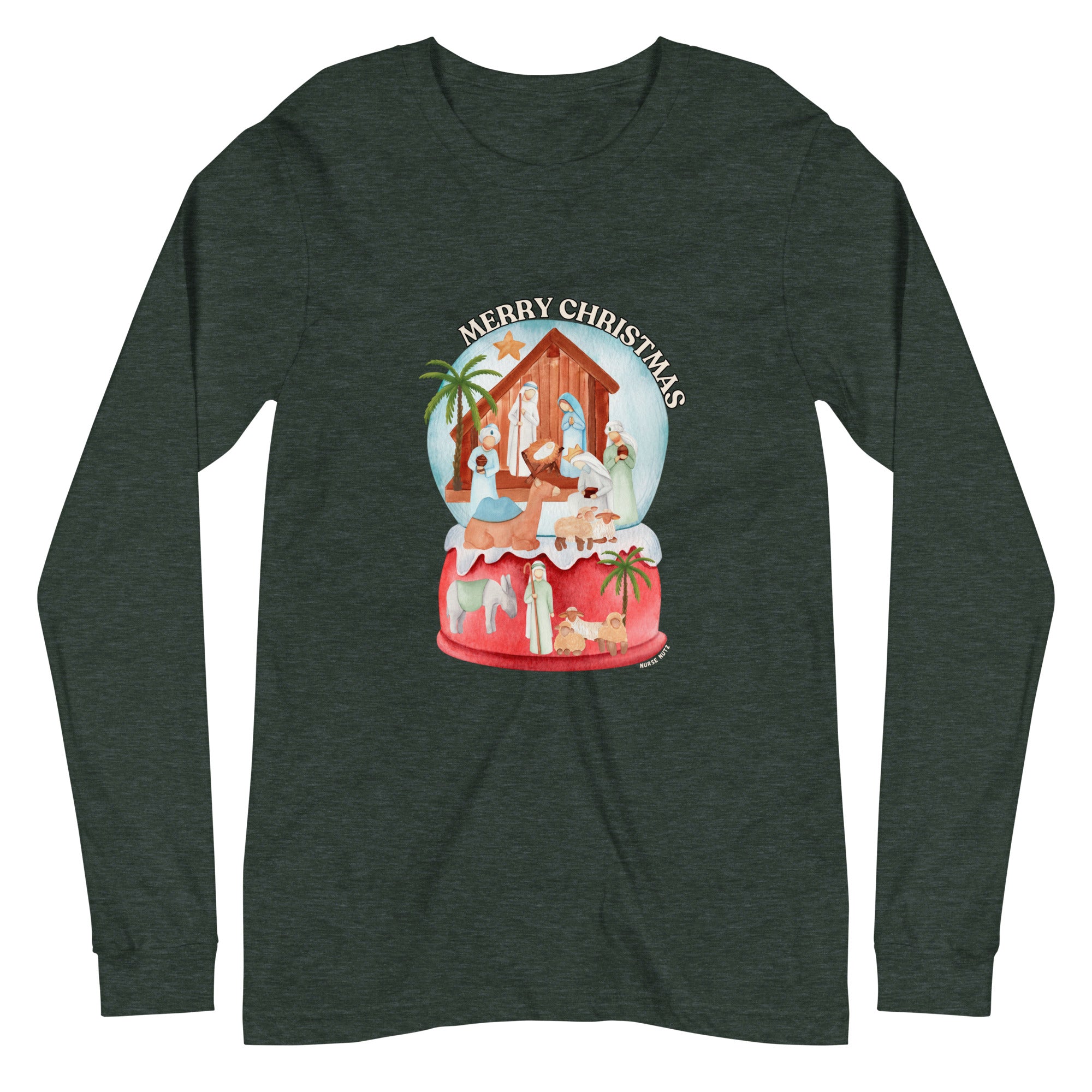 Jesus Is the Reason for the Season - Unisex Long Sleeve Nurse Tee