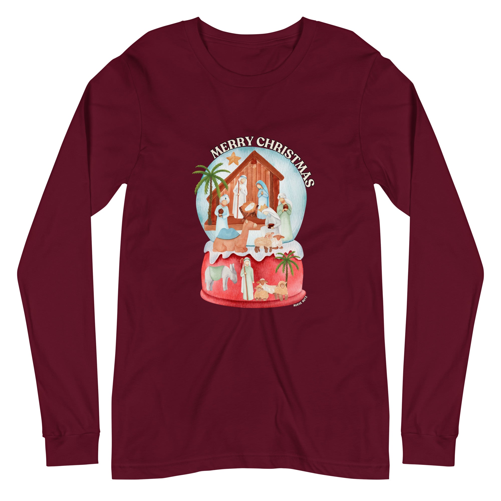 Jesus Is the Reason for the Season - Unisex Long Sleeve Nurse Tee